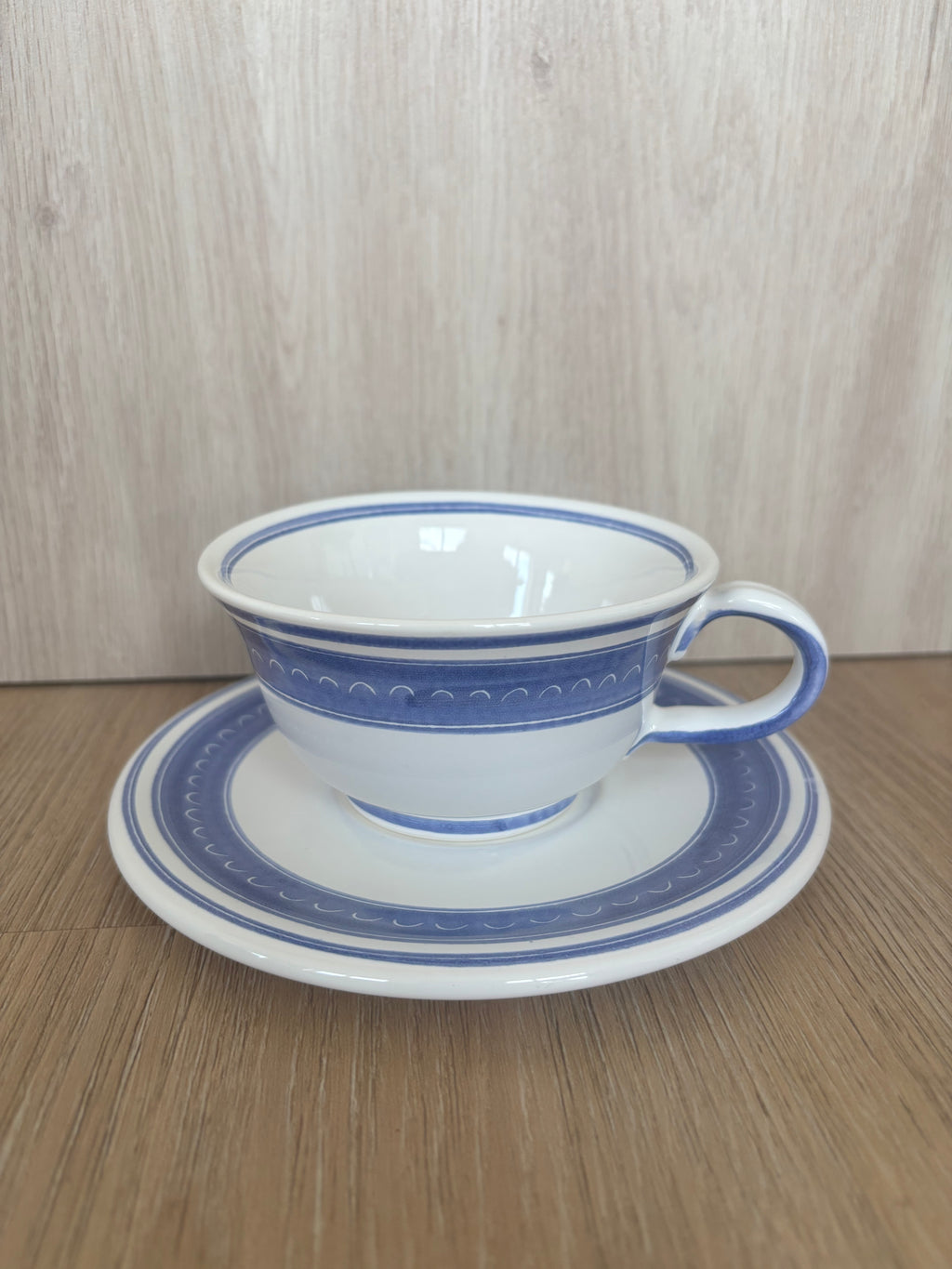 Montgolfier Tea Cup and Saucer