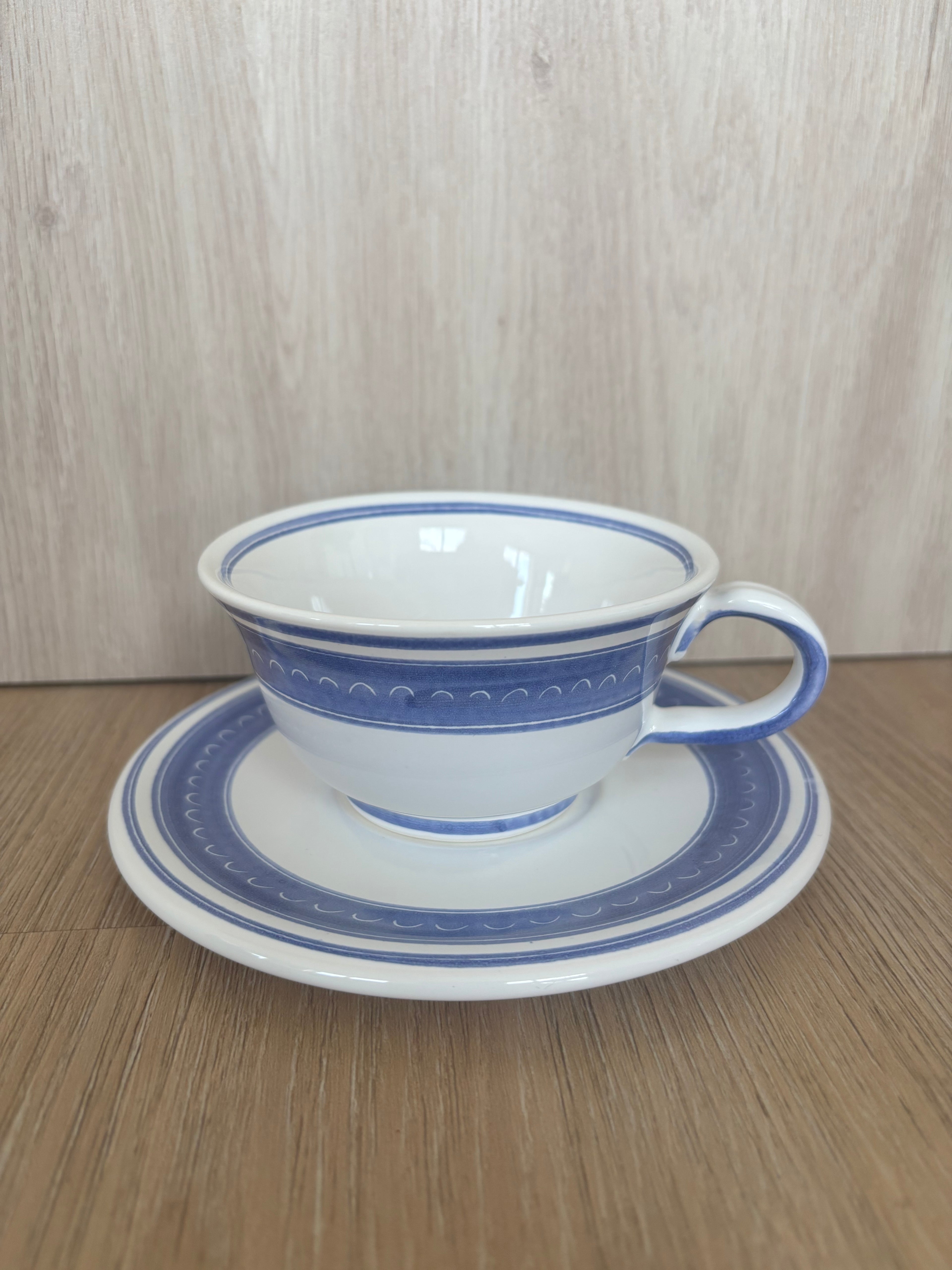 Montgolfier Tea Cup and Saucer