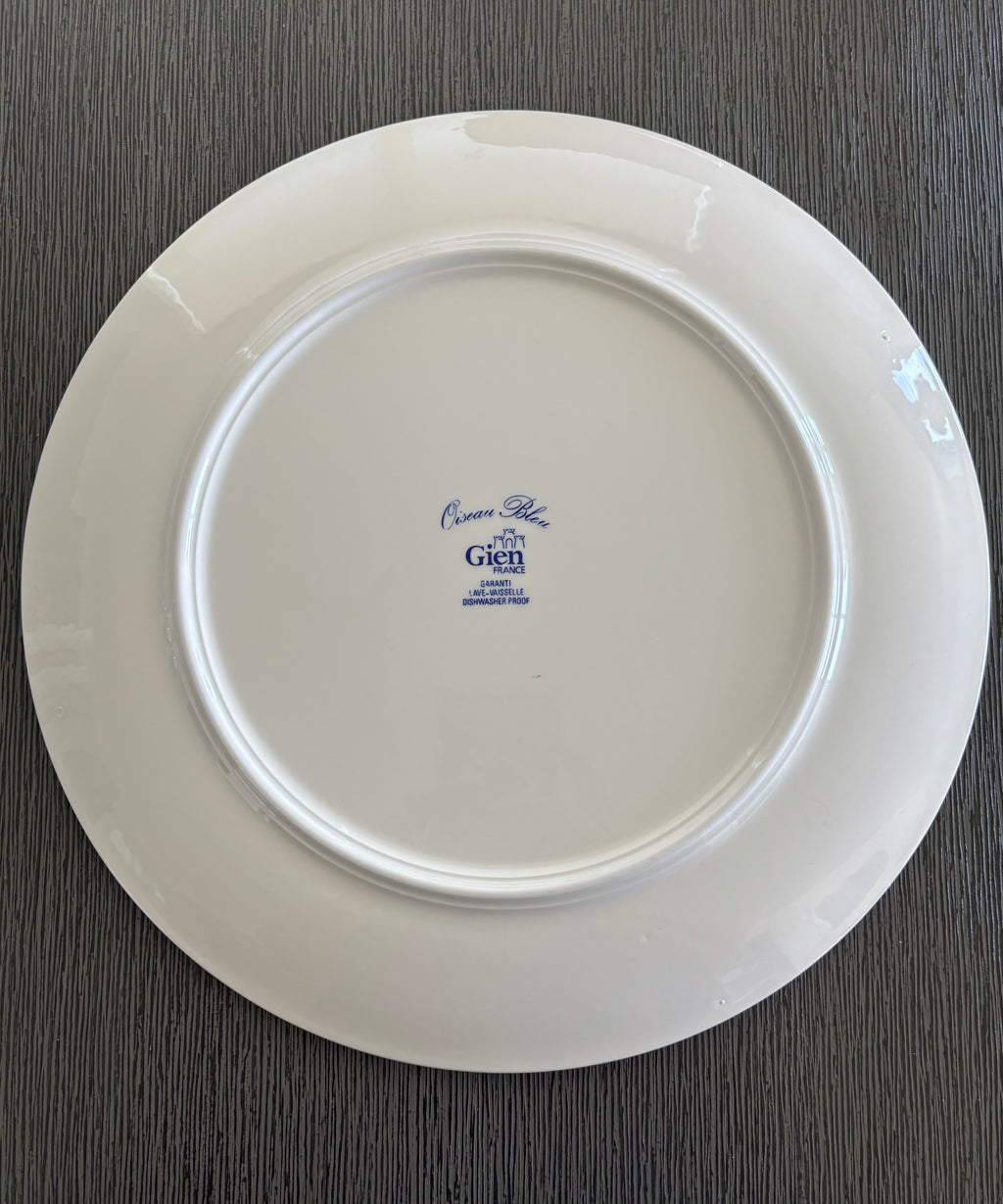 Gien Oiseau Bleu Platter