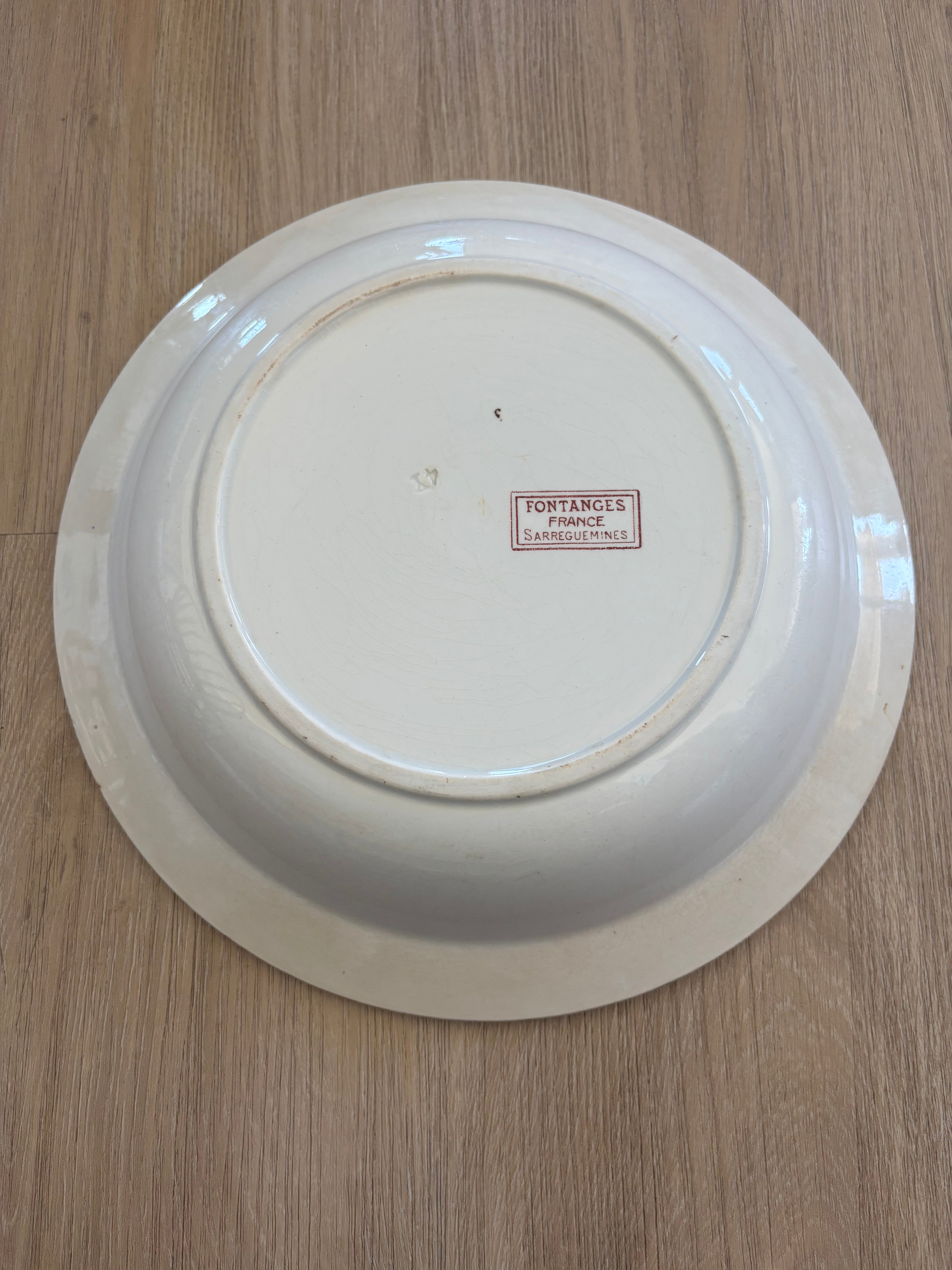 Sarreguimines Serving Bowl