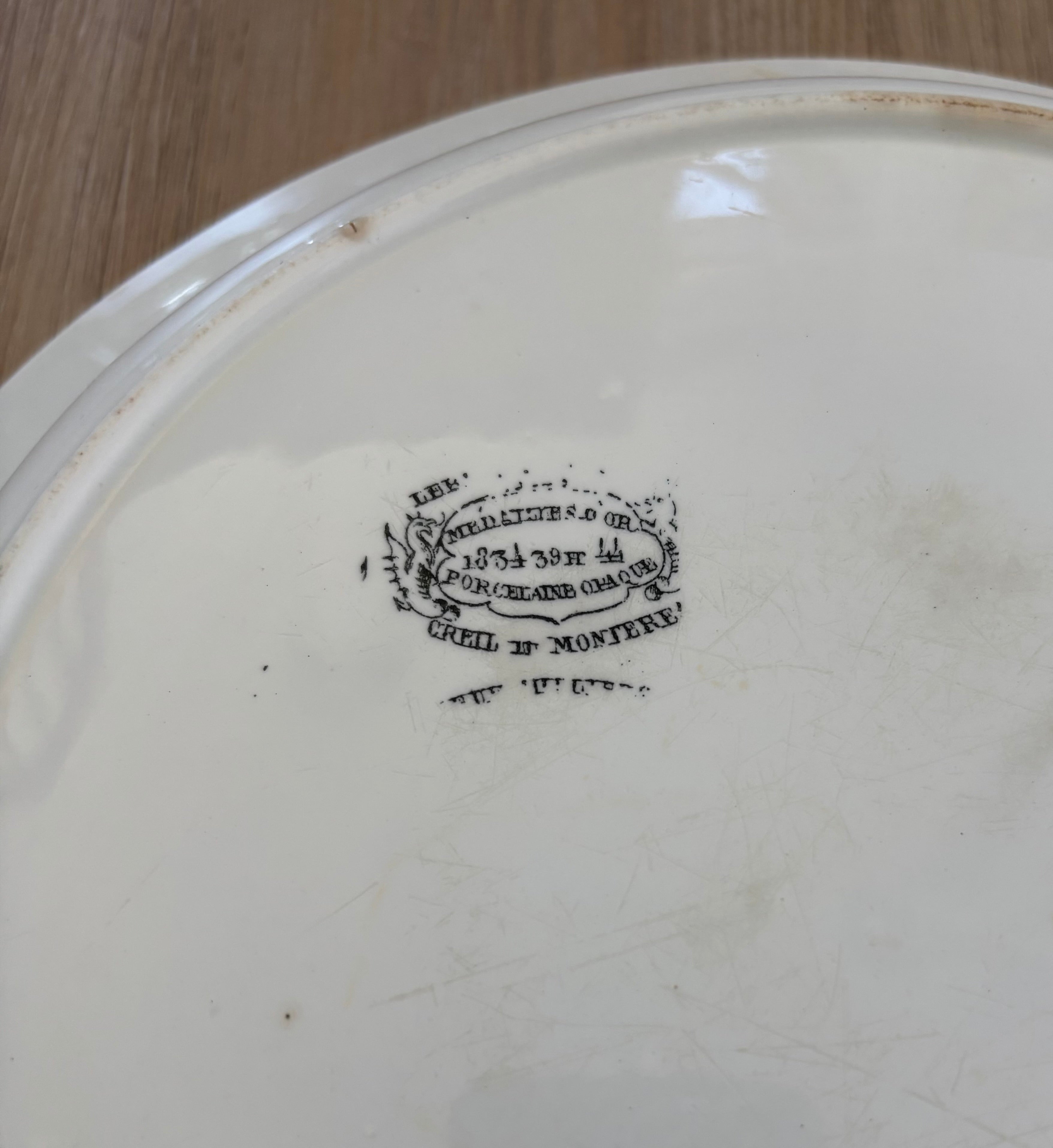 Lebeuf, Milliet et Cie (Creil and Montereau) Terre de Fer Bowl - 1840s